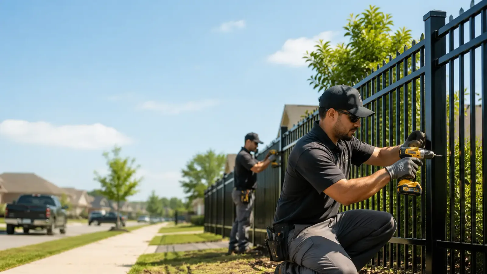 Metal Fence Installation in Vinton, IA